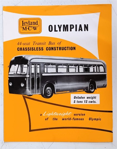Leyland mcw olympian - olympian, bus