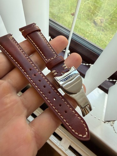 21mm tudor black - bay, strap