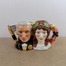 Royal Doulton Lord Nelson & Lady Hamilton D7092 Character Toby Jug Ltd Ed