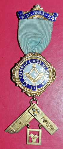 Masonic past master jewel - masonic,