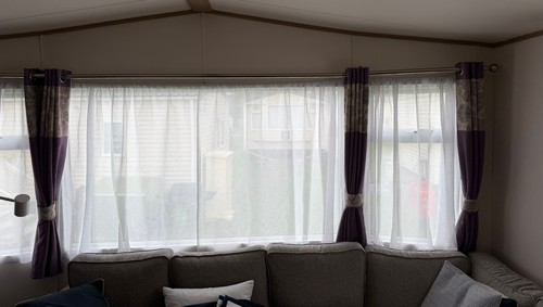 Caravan curtains fully lined - curtains,