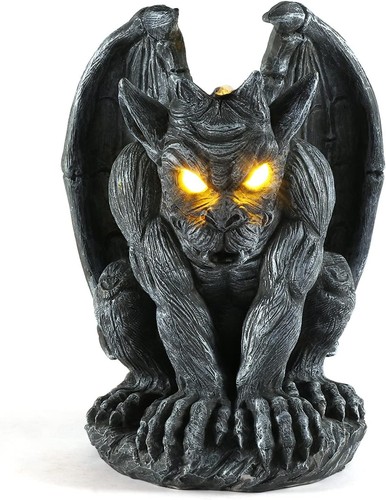 Large winged gargoyle - winged, statue