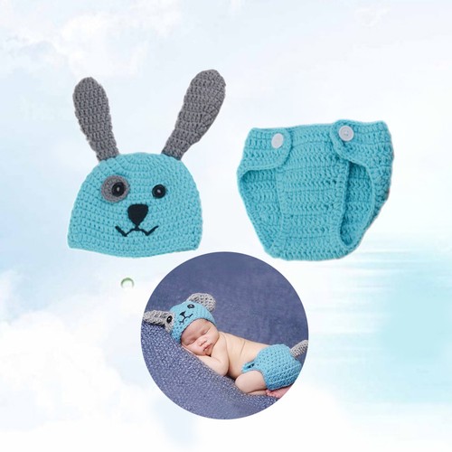 Blue baby photography props - blue,