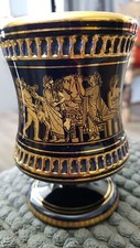 Vintage Greek Vase 24k Gold