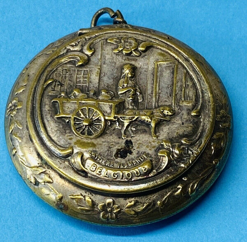 Antique laitière flamande - antique,