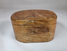 Reclaimed Wood Trinket Box Jewellery Oak Beam 200 Years Old Lined Base Rare 