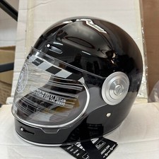 VIPER F659 Full Face Retro Motorcycle Helmet Shiny Black Second Small 540