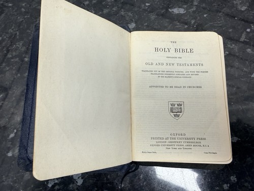 1901 leather bound bible old - leather,