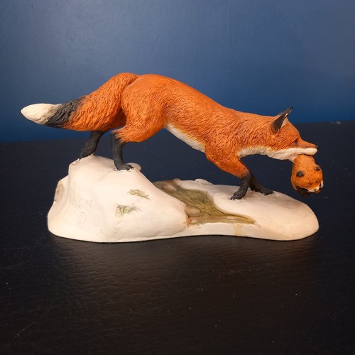 Heredities fox and cub a - fox,