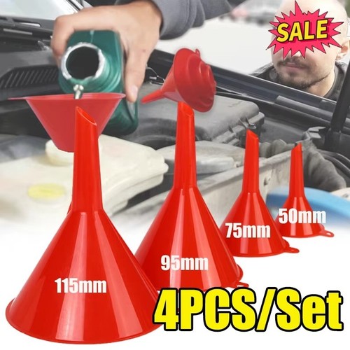 4piece plastic funnel set - plastic,