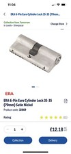50 X ERA euro cylinder Lock Yale NEW 35mm X 35mm , Bulk , Wholesale