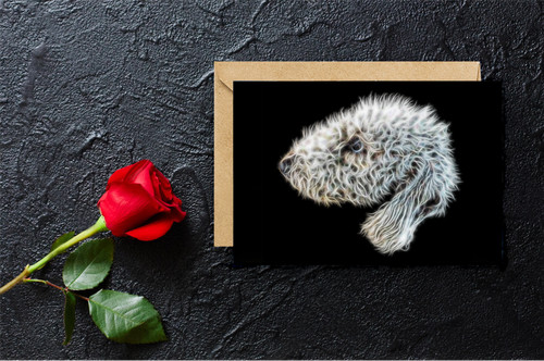 Bedlington terrier blank - bedlington,