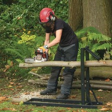 Roughneck Loggers Mate Chainsaw Saw Horse Log Cutting Holder Chainsaw 50mm-240mm