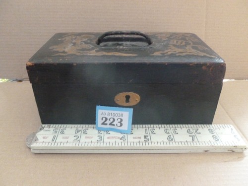 Antique regency japanned - antique,