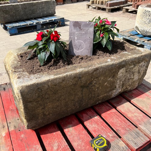 Reclaimed stone trough - reclaimed,