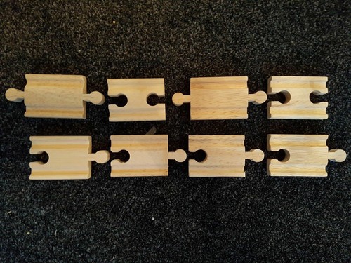 Mini straight track - straight, wooden
