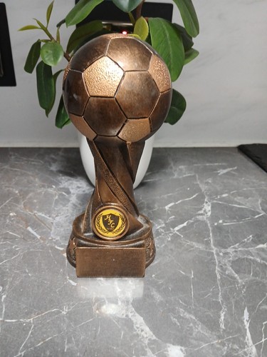 Soccer statuette home - statuette.,