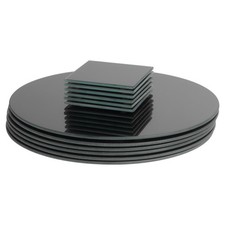12pc Round Glass Placemats &