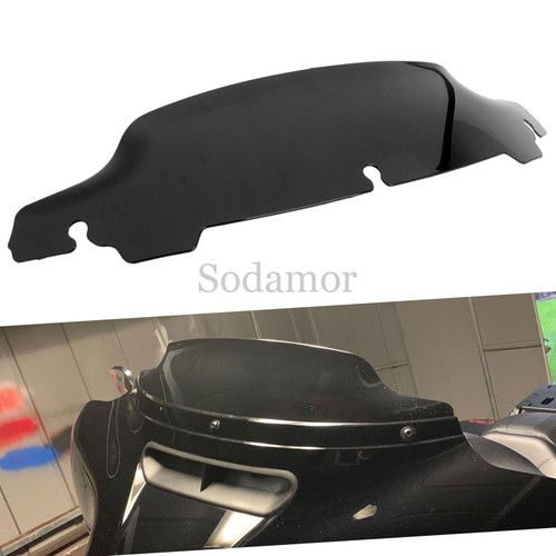 Black wave windshield - 4.5",