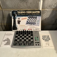 Talking Chess Master Computer Krypton Electronic Voice Teaching Board Game