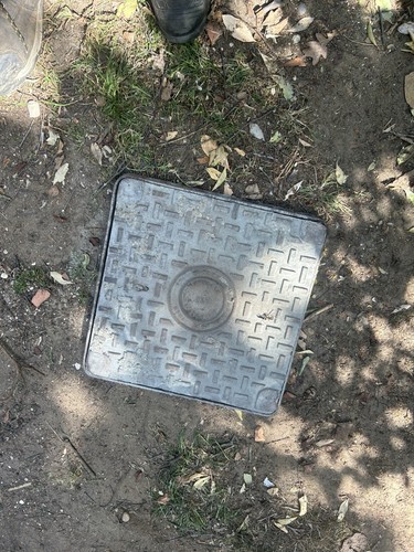 Cast iron manhole - cast,