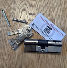 GreenteQ Orion 3 Star Euro Cylinder 45/45mm Anti Snap Bump 