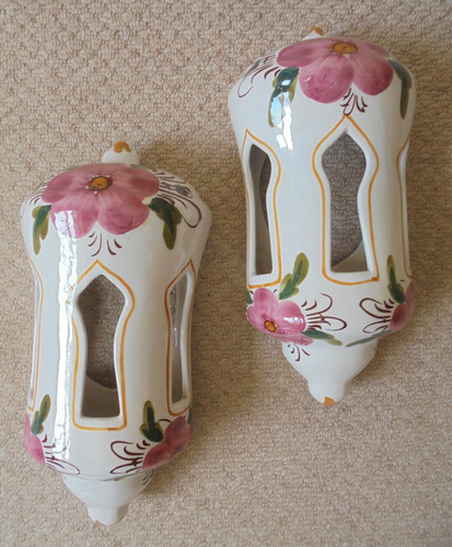 Wall mounted candle holder - wall,