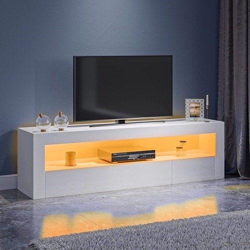 Modern 120cm white stand - 120cm, tv