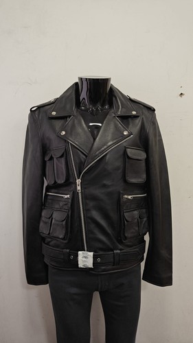 Mens leather jacket biker - mens,