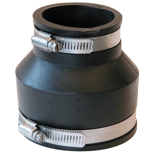 Rubber boot reducer connectors - rubber,