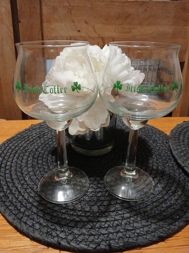 Irish coffee glasses unusual - irish,