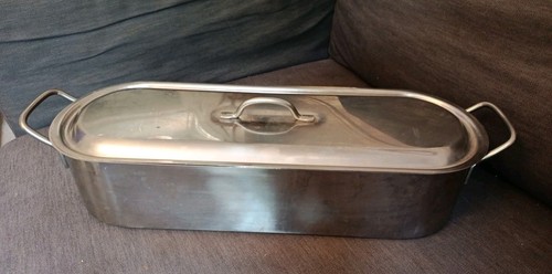 Stainless steel fish poacher - stainless,