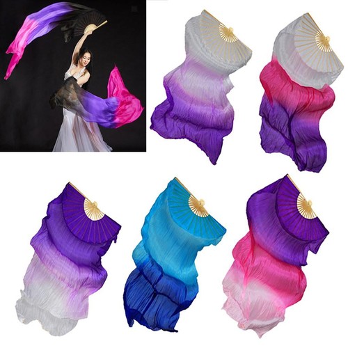 Handmade silk belly dance fan - handmade,