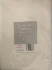 Linen Feel Table Cloth Plain