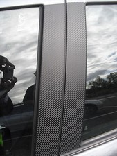 Vauxhall Vectra B 4 & 5 Door Carbon Fibre Effect Pillar Trim Sticker Kit SRi GSi