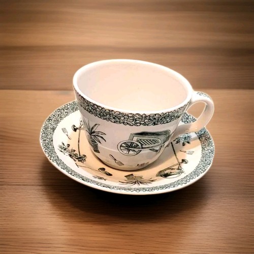 Spode gardening green - tea, cup