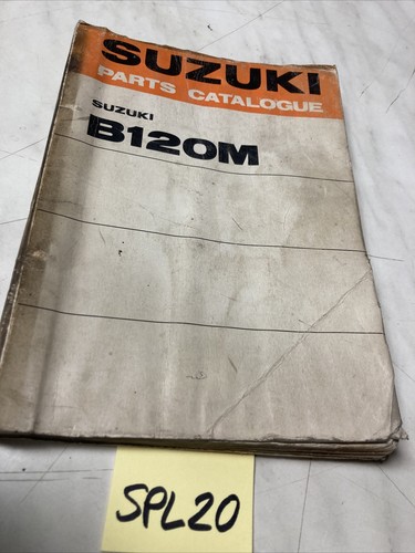 Suzuki b120m catalogue spare - catalogue,
