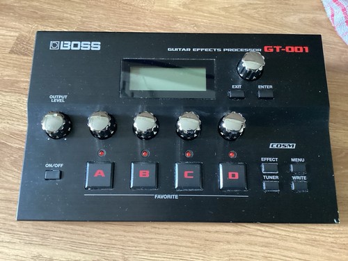 Boss 001 multi effects - boss, gt-001