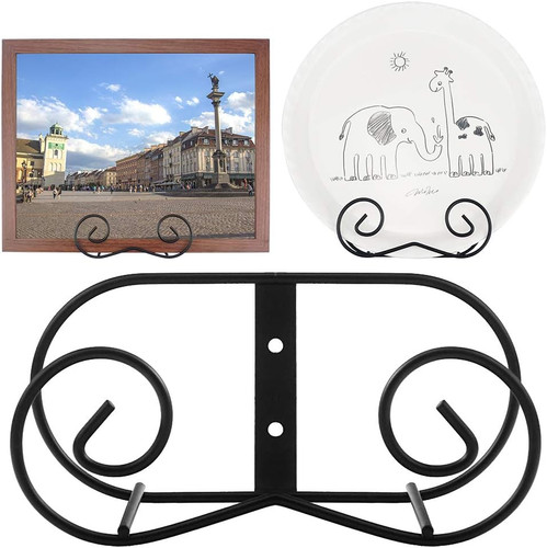 Black metal wall mount - metal,
