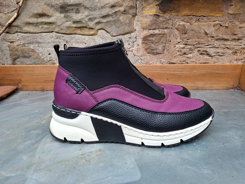 Rieker n6352 black purple - n6352-30, black/purple