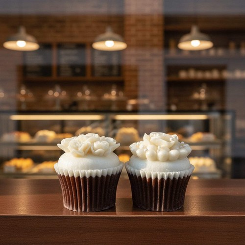 Handmade resin cupcake - resin,