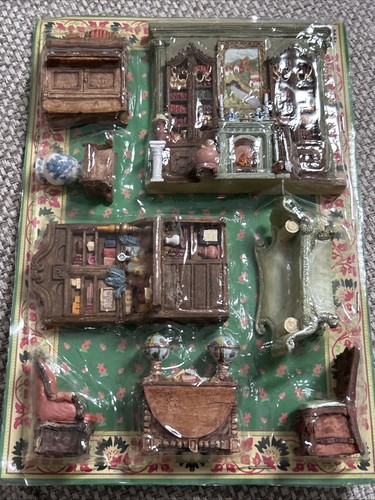 Vintage miniature room setting - vintage,