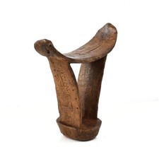 African headrest Somali tribe wooden headrest Boni Somali  Boni neckrest 46