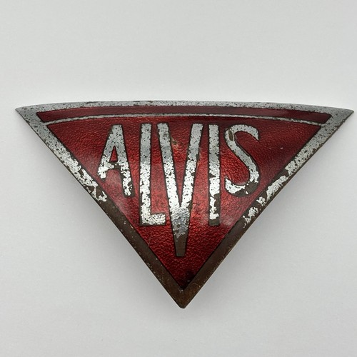 Vintage alvis red enamel - vintage,