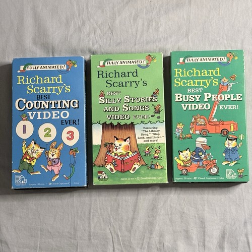 Richard scarry busytown vhs - scarry,