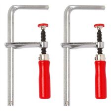 2 x Alloy Steel Quick Ratchet Track Saw Guide Rail Clamp for MFT Table Woodwork