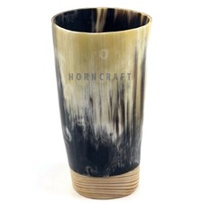 Ox Horn Viking Drinking Horn Cup Beer mug | Smooth Finish | Holds 300ml - 350ml