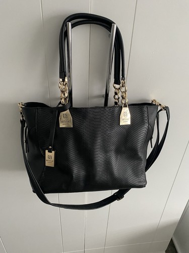 Bessie london black tote - black,