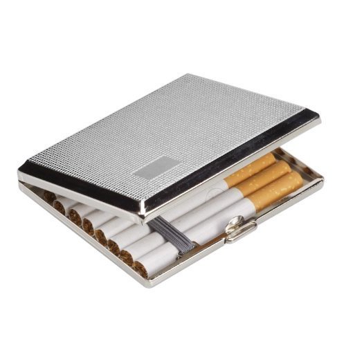 Chrome cigarette case - chrome,