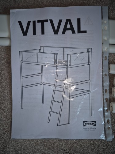 Ikea vitval loft bed - ikea, with